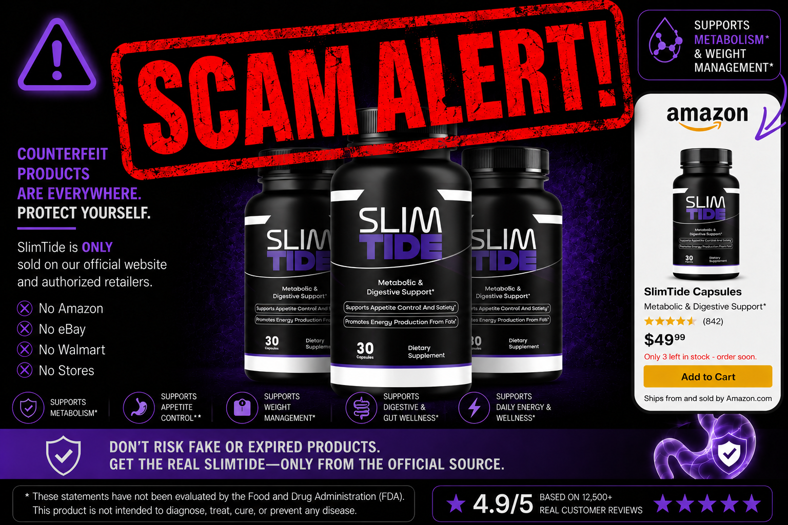 SlimTide Scam Alert